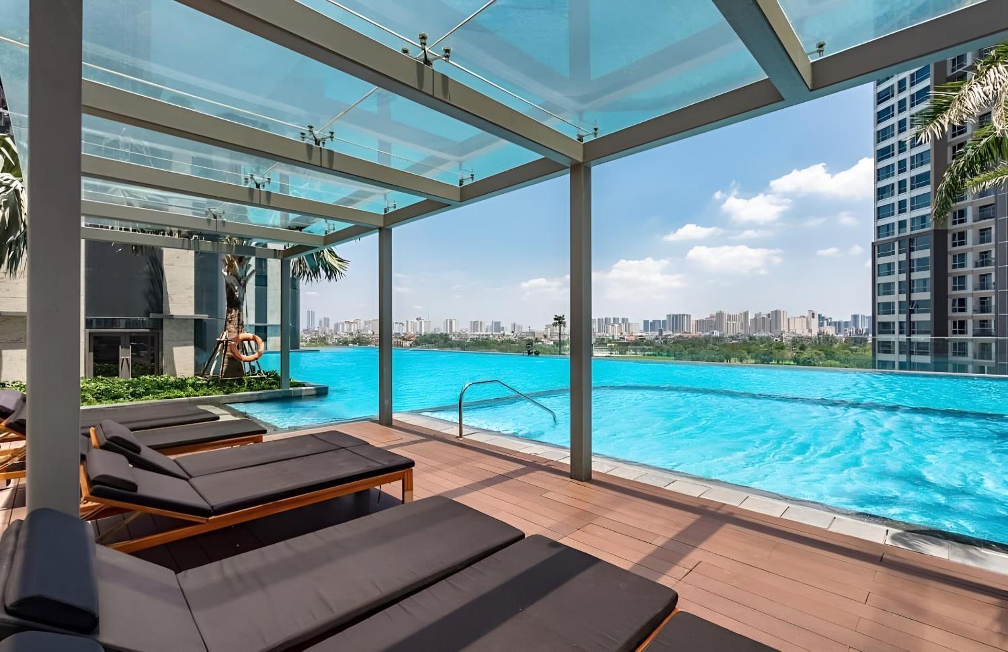 Sky Park Apartment - Vinhomes Central Park Хошимин Экстерьер фото