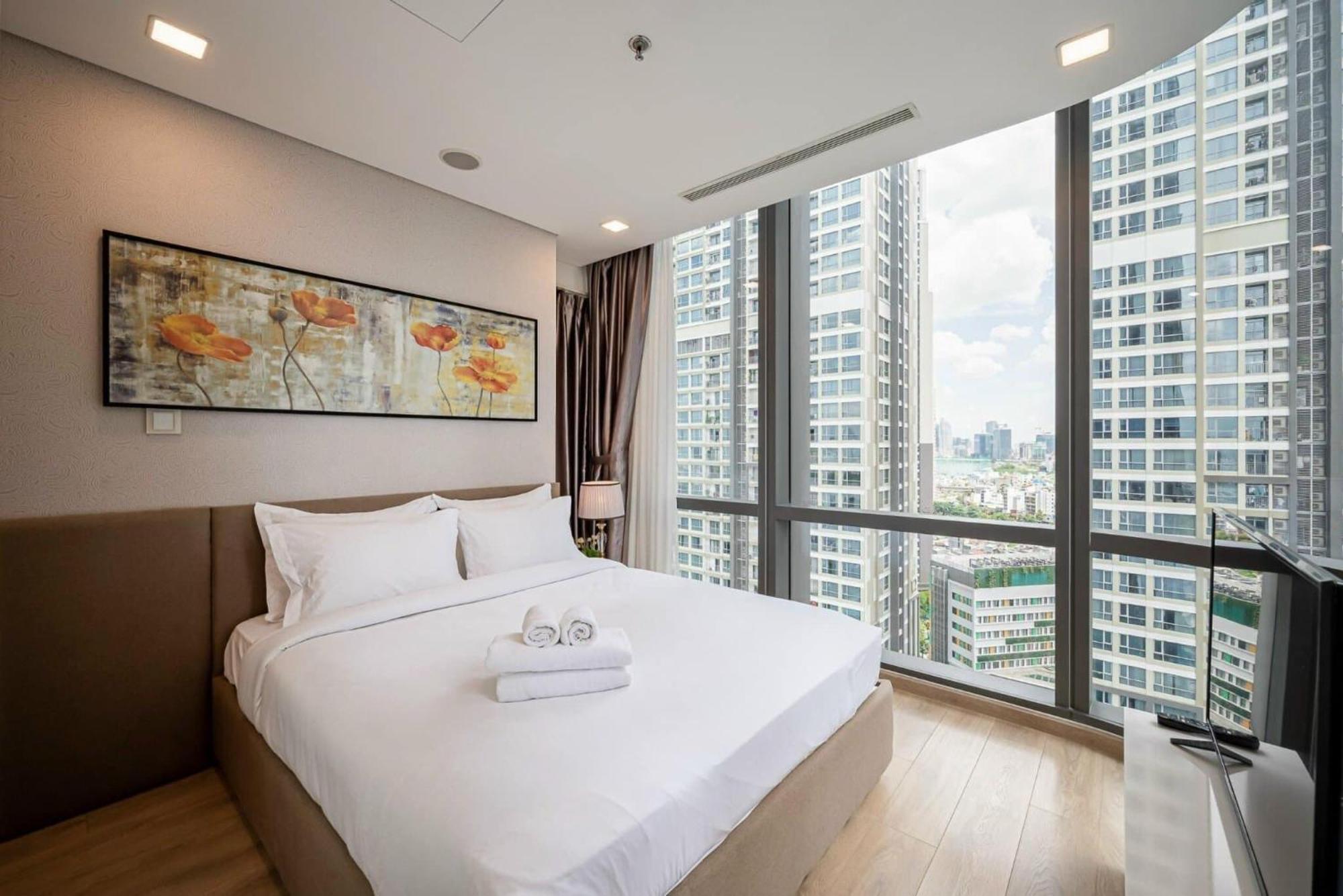 Sky Park Apartment - Vinhomes Central Park Хошимин Экстерьер фото